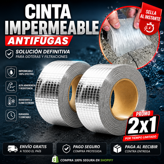OFERTA 2X1 CINTA IMPERMEABLE(10MT X 5CM)